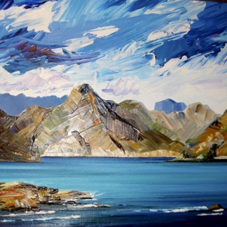 Image of The Black Cuillins, Skye by Sheila Fowler